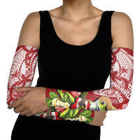 Puerto Rico Coqui Frog Arm Sleeves Tropical Flowers Polynesian Style LT05 - Polynesian Pride