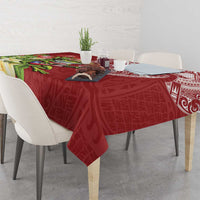 Puerto Rico Coqui Frog Tablecloth Tropical Flowers Polynesian Style LT05 - Polynesian Pride