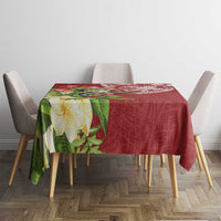Puerto Rico Coqui Frog Tablecloth Tropical Flowers Polynesian Style LT05 - Polynesian Pride