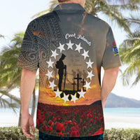 Cook Islands ANZAC Day Hawaiian Shirt Lest We Forget LT05 - Polynesian Pride