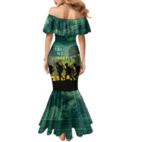 Norfolk Island ANZAC Day Mermaid Dress Lest We Forget LT05 - Polynesian Pride