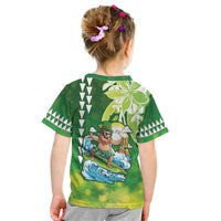 Hawaii Saint Patrick's Day Kid T Shirt Funny Surfing Leprechaun LT05 - Polynesian Pride