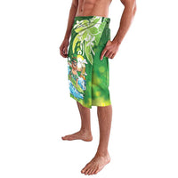 Hawaii Saint Patrick's Day Lavalava Funny Surfing Leprechaun LT05 - Polynesian Pride