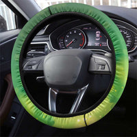Hawaii Saint Patrick's Day Steering Wheel Cover Funny Surfing Leprechaun LT05 - Polynesian Pride