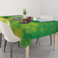 Hawaii Saint Patrick's Day Tablecloth Funny Surfing Leprechaun LT05 - Polynesian Pride