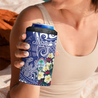 Personalised Hafa Adai Guam 4 in 1 Can Cooler Tumbler Latte Stone With Coconut Crab LT05 - Polynesian Pride