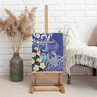 Hafa Adai Guam Canvas Wall Art Latte Stone With Coconut Crab LT05 - Polynesian Pride