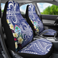 Hafa Adai Guam Car Seat Cover Latte Stone With Coconut Crab LT05 - Polynesian Pride