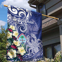 Hafa Adai Guam Garden Flag Latte Stone With Coconut Crab LT05 - Polynesian Pride