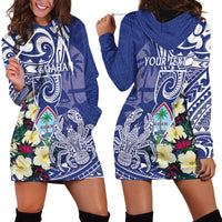 Personalised Hafa Adai Guam Hoodie Dress Latte Stone With Coconut Crab LT05 - Polynesian Pride