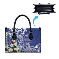 Hafa Adai Guam Leather Bag Latte Stone With Coconut Crab LT05 - Polynesian Pride