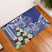 Hafa Adai Guam Rubber Doormat Latte Stone With Coconut Crab LT05 - Polynesian Pride
