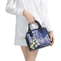 Hafa Adai Guam Shoulder Handbag Latte Stone With Coconut Crab LT05 - Polynesian Pride