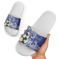 Hafa Adai Guam Slide Sandals Latte Stone With Coconut Crab LT05 - Polynesian Pride
