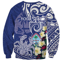 Personalised Hafa Adai Guam Sweatshirt Latte Stone With Coconut Crab LT05 - Polynesian Pride