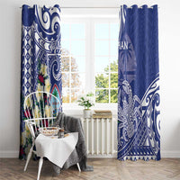 Hafa Adai Guam Window Curtain Latte Stone With Coconut Crab LT05 - Polynesian Pride