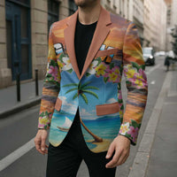 Guam Blazer Eternal Summer Sunset Beach LT05 - Polynesian Pride