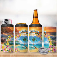 Guam 4 in 1 Can Cooler Tumbler Eternal Summer Sunset Beach LT05 - Polynesian Pride