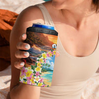 Guam 4 in 1 Can Cooler Tumbler Eternal Summer Sunset Beach LT05 - Polynesian Pride