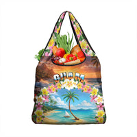 Guam Grocery Bag Eternal Summer Sunset Beach LT05 1-pack One Size Colorful - Polynesian Pride