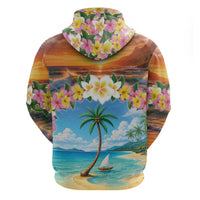 Guam Hoodie Eternal Summer Sunset Beach LT05 - Polynesian Pride