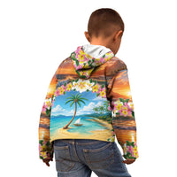 Guam Kid Hoodie Eternal Summer Sunset Beach LT05 - Polynesian Pride