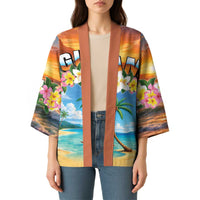 Guam Kimono Eternal Summer Sunset Beach LT05 - Polynesian Pride