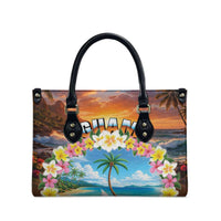 Guam Leather Bag Eternal Summer Sunset Beach LT05 - Polynesian Pride