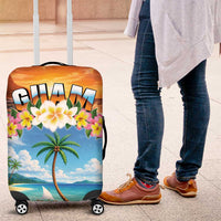 Guam Luggage Cover Eternal Summer Sunset Beach LT05 Colorful - Polynesian Pride