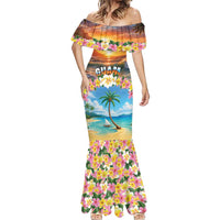 Guam Mermaid Dress Eternal Summer Sunset Beach LT05 - Polynesian Pride