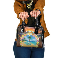 Guam Shoulder Handbag Eternal Summer Sunset Beach LT05 One Size Colorful - Polynesian Pride