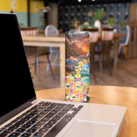 Guam Skinny Tumbler Eternal Summer Sunset Beach LT05 - Polynesian Pride