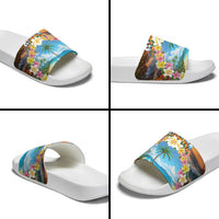 Guam Slide Sandals Eternal Summer Sunset Beach LT05 - Polynesian Pride