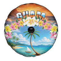 Guam Spare Tire Cover Eternal Summer Sunset Beach LT05 - Polynesian Pride