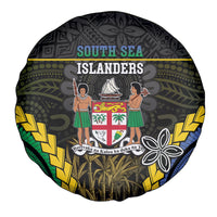 South Sea Islanders And Fiji Spare Tire Cover Kanakas Fijian Tapa Pattern