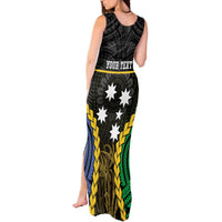 Personalised South Sea Islanders And Solomon Islands Tank Maxi Dress Kanakas Polynesian Pattern LT05 - Polynesian Pride