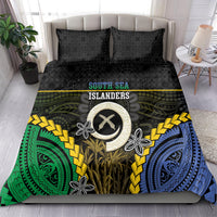 South Sea Islanders And Vanuatu Bedding Set Kanakas Sand Drawing Pattern LT05 - Polynesian Pride