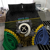 South Sea Islanders And Vanuatu Bedding Set Kanakas Sand Drawing Pattern LT05 - Polynesian Pride