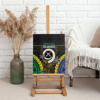 South Sea Islanders And Vanuatu Canvas Wall Art Kanakas Sand Drawing Pattern LT05 - Polynesian Pride
