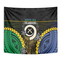 South Sea Islanders And Vanuatu Tapestry Kanakas Sand Drawing Pattern LT05 - Polynesian Pride