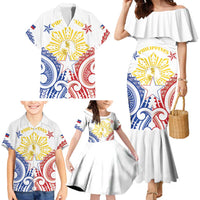 Philippines Family Matching Mermaid Dress and Hawaiian Shirt Katipunan Andres Bonifacio