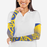 Custom James Cook High School Arm Sleeves Maori Koru Pattern LT05 - Polynesian Pride