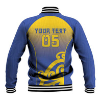 Custom James Cook High School Baseball Jacket Maori Koru Pattern LT05 - Polynesian Pride