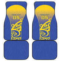 Custom James Cook High School Car Mats Maori Koru Pattern LT05 - Polynesian Pride