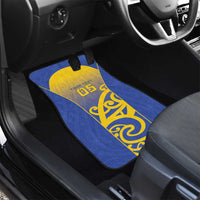 Custom James Cook High School Car Mats Maori Koru Pattern LT05 - Polynesian Pride