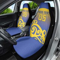 Custom James Cook High School Car Seat Cover Maori Koru Pattern LT05 - Polynesian Pride