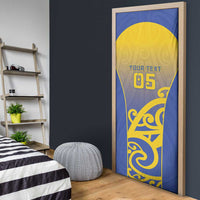 Custom James Cook High School Door Cover Maori Koru Pattern LT05 - Polynesian Pride