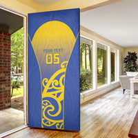 Custom James Cook High School Door Cover Maori Koru Pattern LT05 - Polynesian Pride