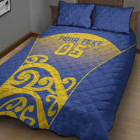 Custom James Cook High School Quilt Bed Set Maori Koru Pattern LT05 - Polynesian Pride