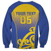 Custom James Cook High School Sweatshirt Maori Koru Pattern LT05 - Polynesian Pride
